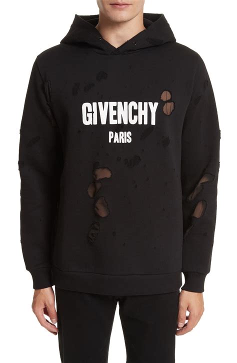 givenchy hoodie kopen|Givenchy hoodie distressed.